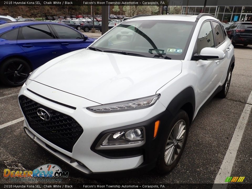 2018 Hyundai Kona SEL Chalk White / Black Photo #1