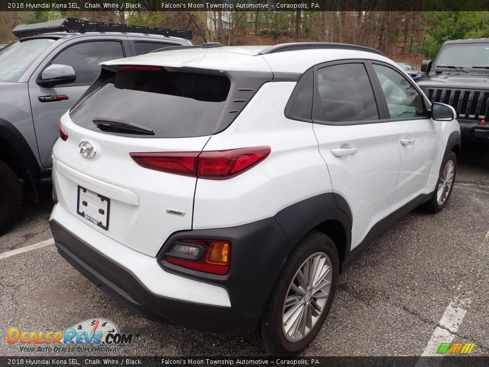 2018 Hyundai Kona SEL Chalk White / Black Photo #4