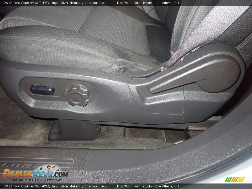 2012 Ford Explorer XLT 4WD Ingot Silver Metallic / Charcoal Black Photo #25