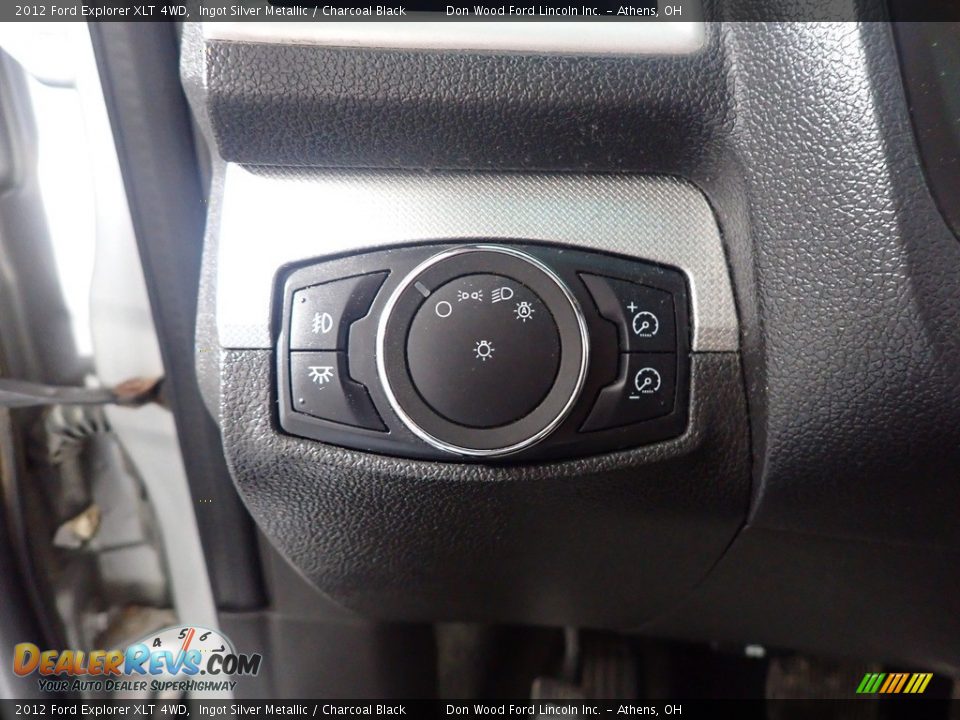 2012 Ford Explorer XLT 4WD Ingot Silver Metallic / Charcoal Black Photo #30