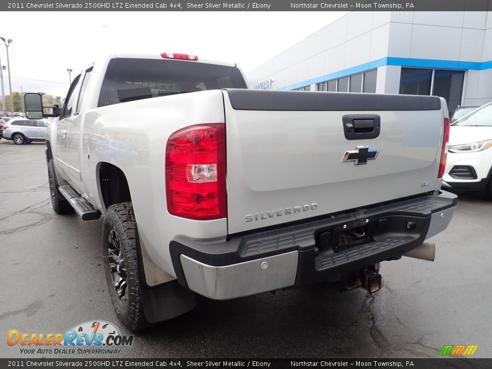 2011 Chevrolet Silverado 2500HD LTZ Extended Cab 4x4 Sheer Silver Metallic / Ebony Photo #5
