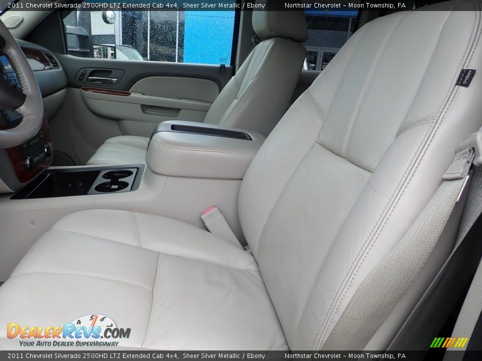 Front Seat of 2011 Chevrolet Silverado 2500HD LTZ Extended Cab 4x4 Photo #19