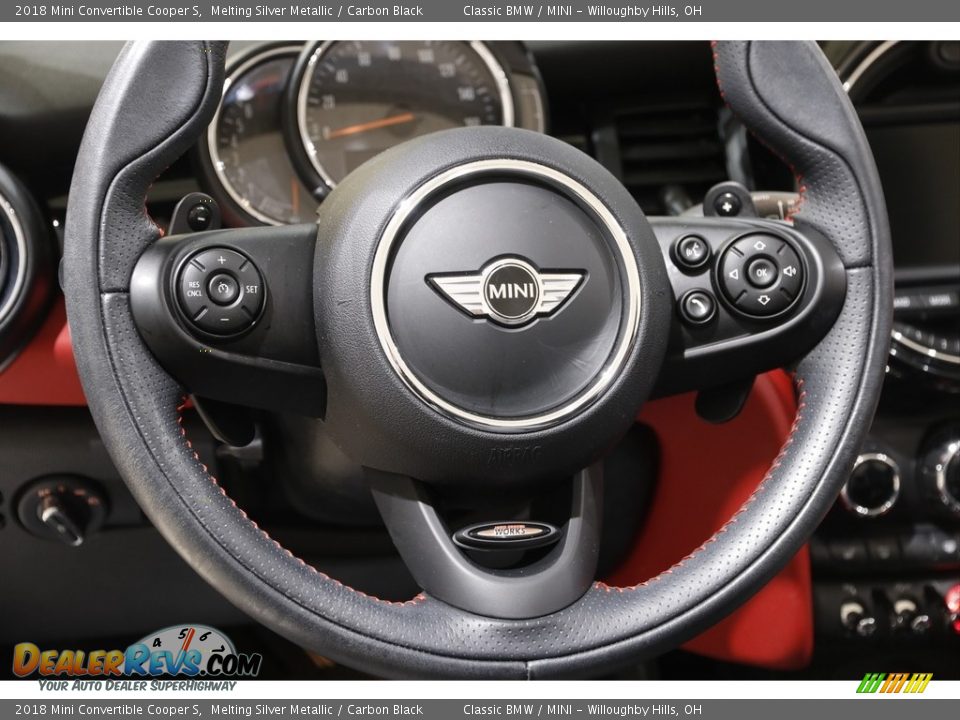 2018 Mini Convertible Cooper S Steering Wheel Photo #8