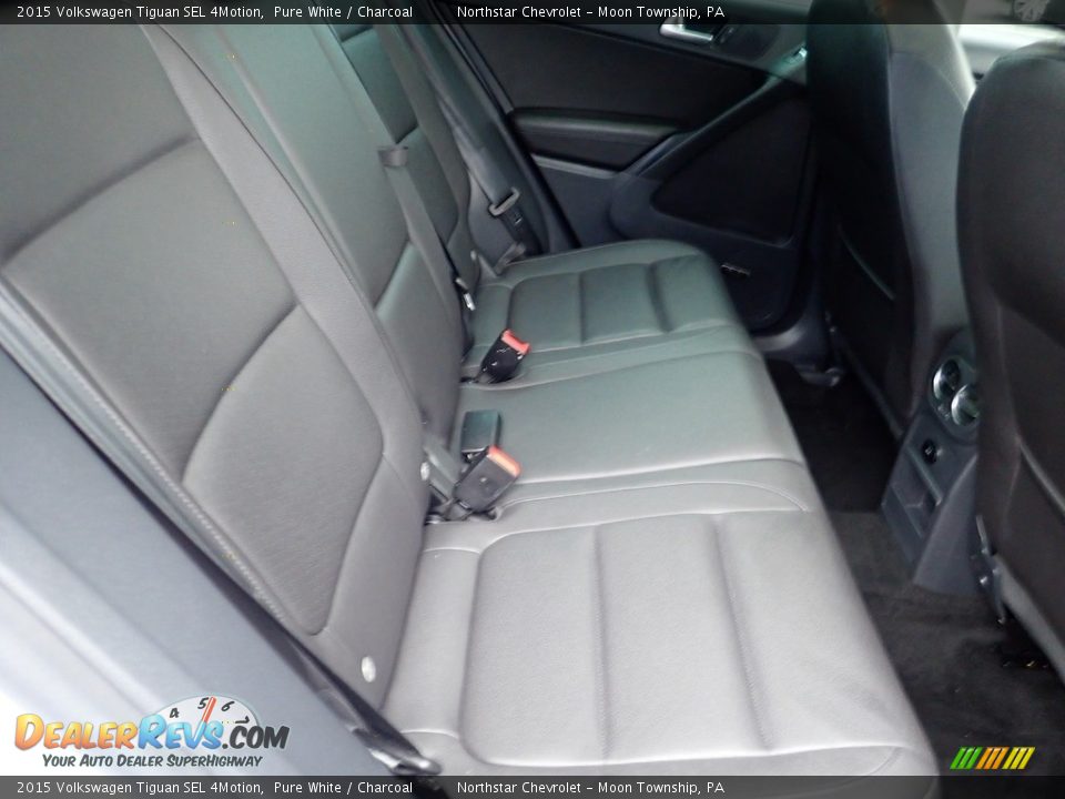 2015 Volkswagen Tiguan SEL 4Motion Pure White / Charcoal Photo #18