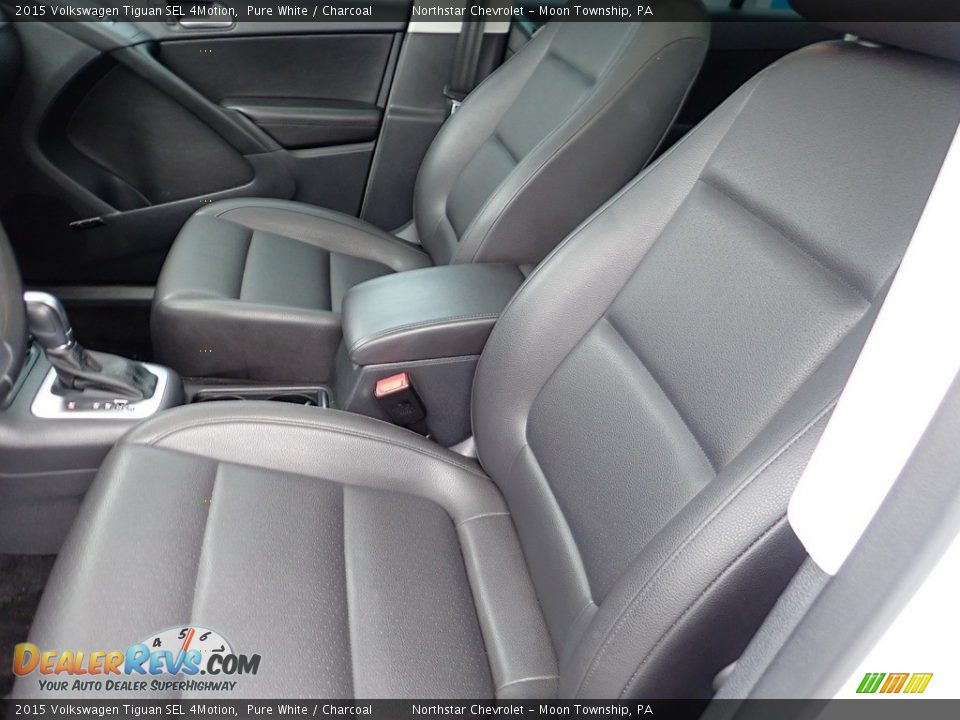2015 Volkswagen Tiguan SEL 4Motion Pure White / Charcoal Photo #20