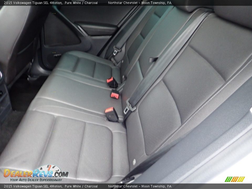 2015 Volkswagen Tiguan SEL 4Motion Pure White / Charcoal Photo #21