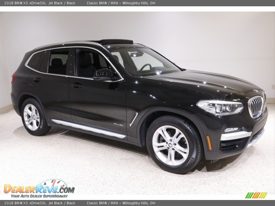 2018 BMW X3 xDrive30i Jet Black / Black Photo #1