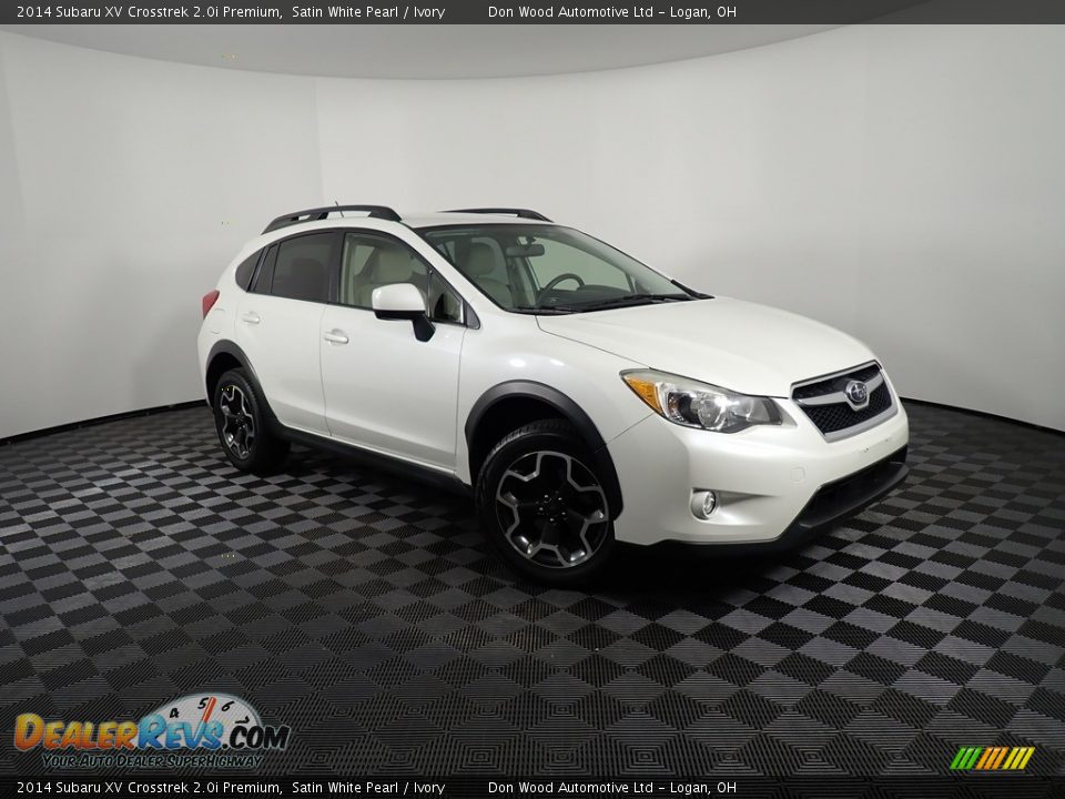 2014 Subaru XV Crosstrek 2.0i Premium Satin White Pearl / Ivory Photo #2
