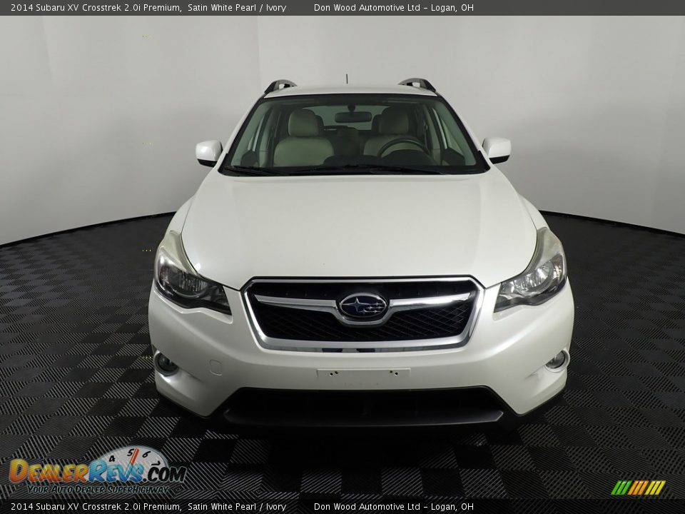 2014 Subaru XV Crosstrek 2.0i Premium Satin White Pearl / Ivory Photo #4