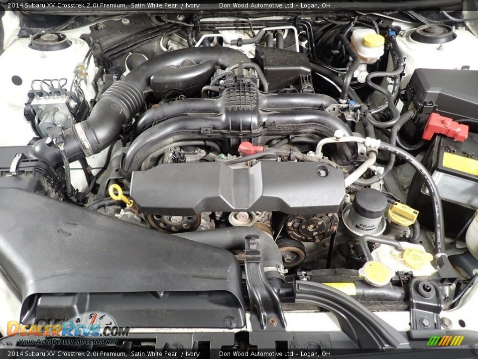 2014 Subaru XV Crosstrek 2.0i Premium Satin White Pearl / Ivory Photo #6