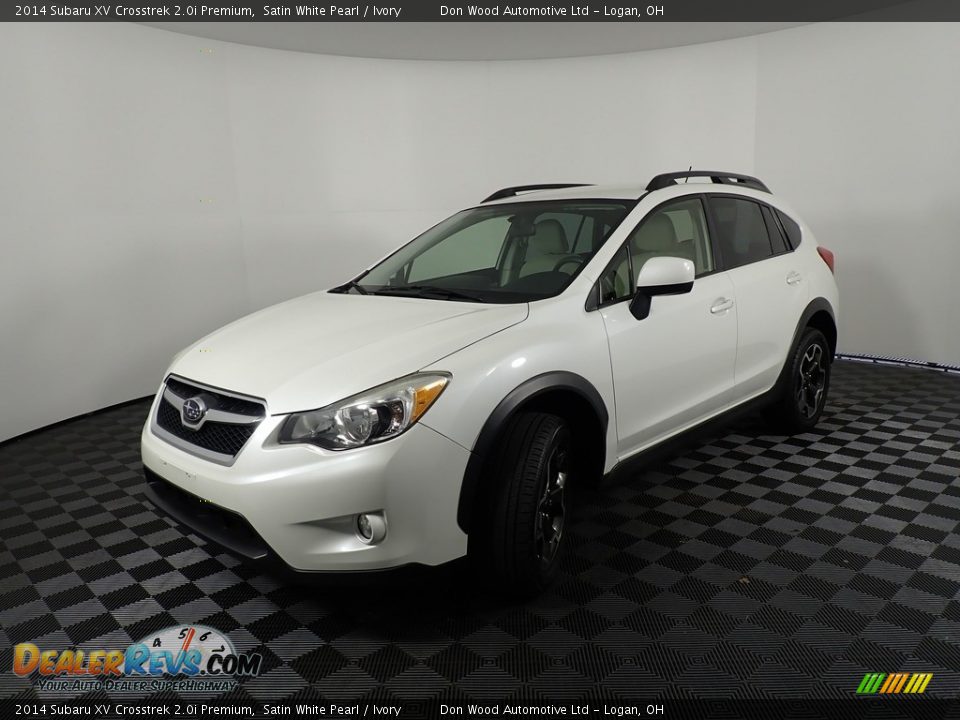 2014 Subaru XV Crosstrek 2.0i Premium Satin White Pearl / Ivory Photo #7