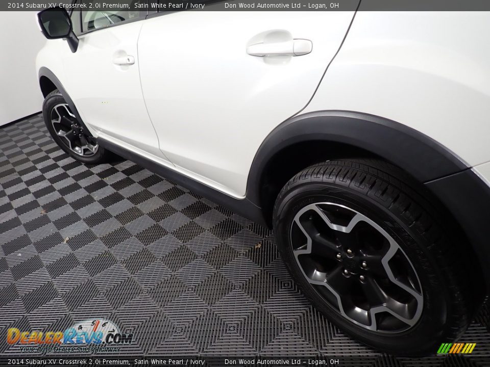 2014 Subaru XV Crosstrek 2.0i Premium Satin White Pearl / Ivory Photo #9