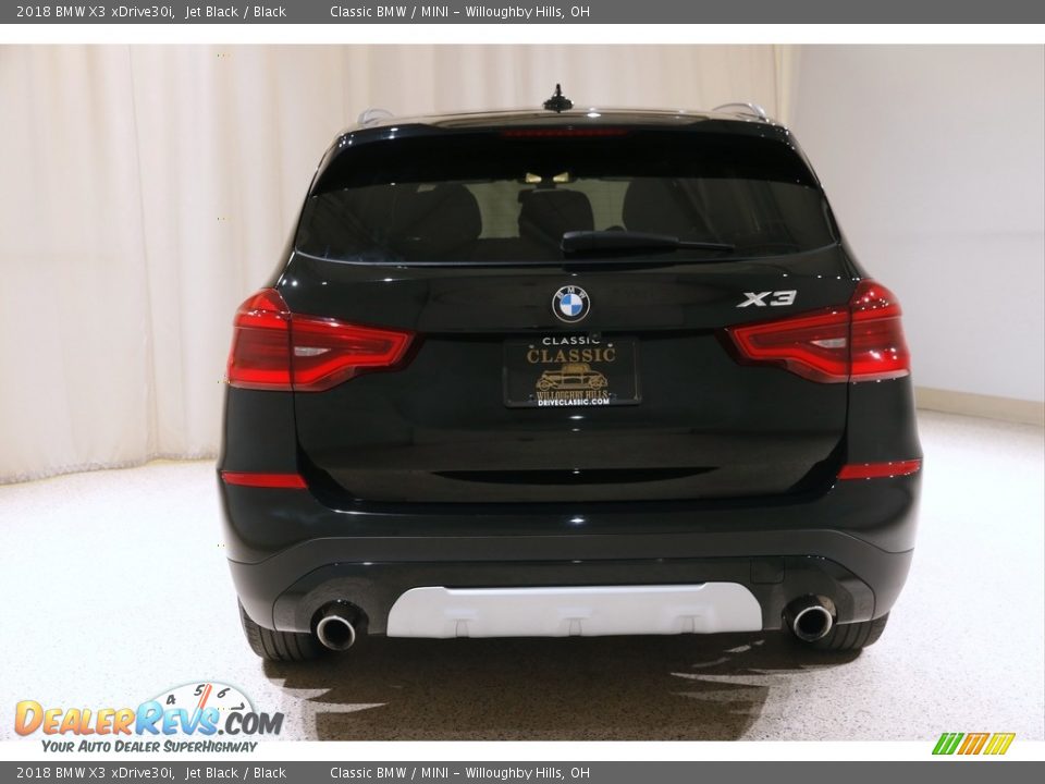 2018 BMW X3 xDrive30i Jet Black / Black Photo #18