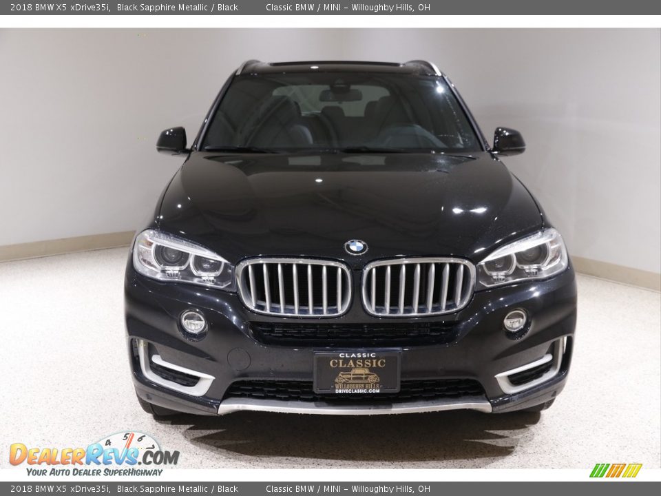 2018 BMW X5 xDrive35i Black Sapphire Metallic / Black Photo #2