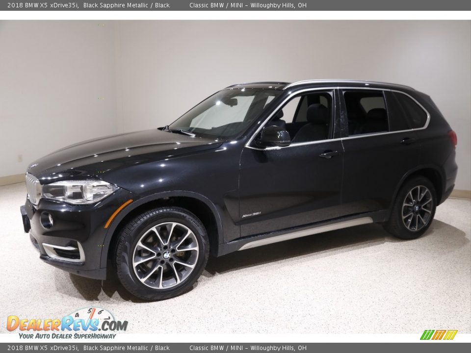 2018 BMW X5 xDrive35i Black Sapphire Metallic / Black Photo #3