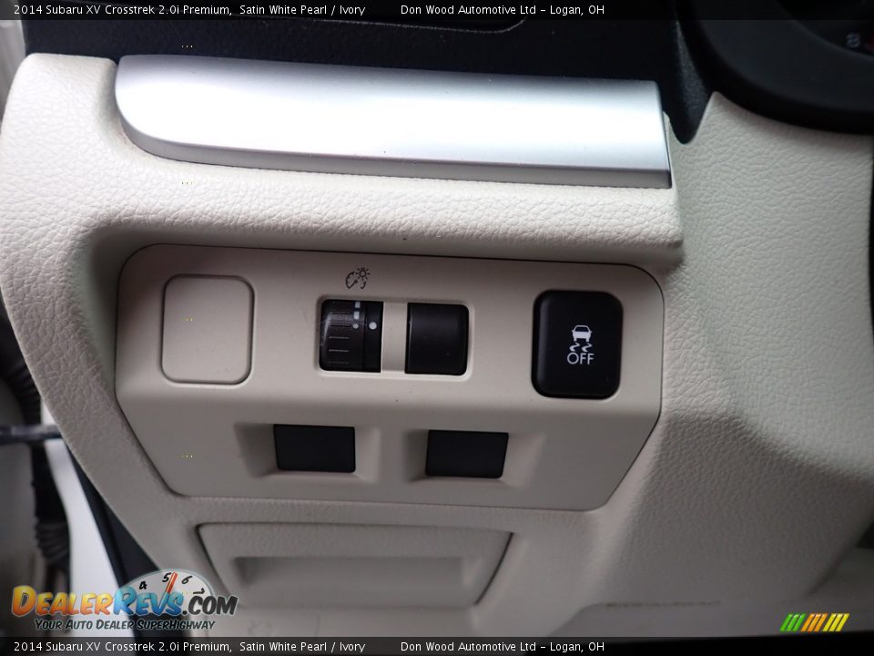 2014 Subaru XV Crosstrek 2.0i Premium Satin White Pearl / Ivory Photo #19
