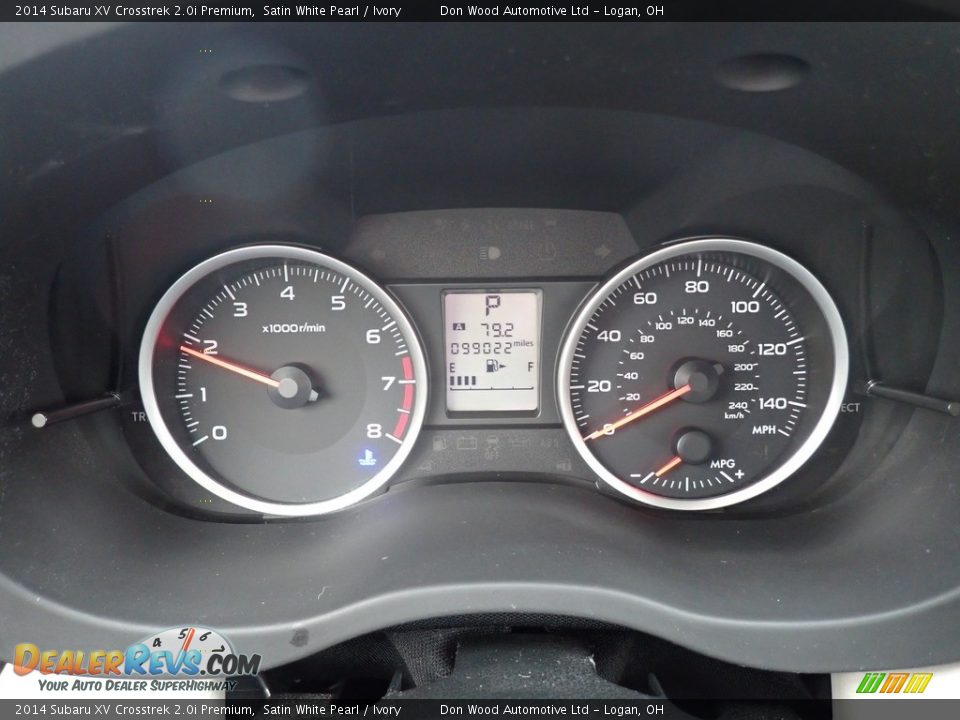 2014 Subaru XV Crosstrek 2.0i Premium Satin White Pearl / Ivory Photo #21