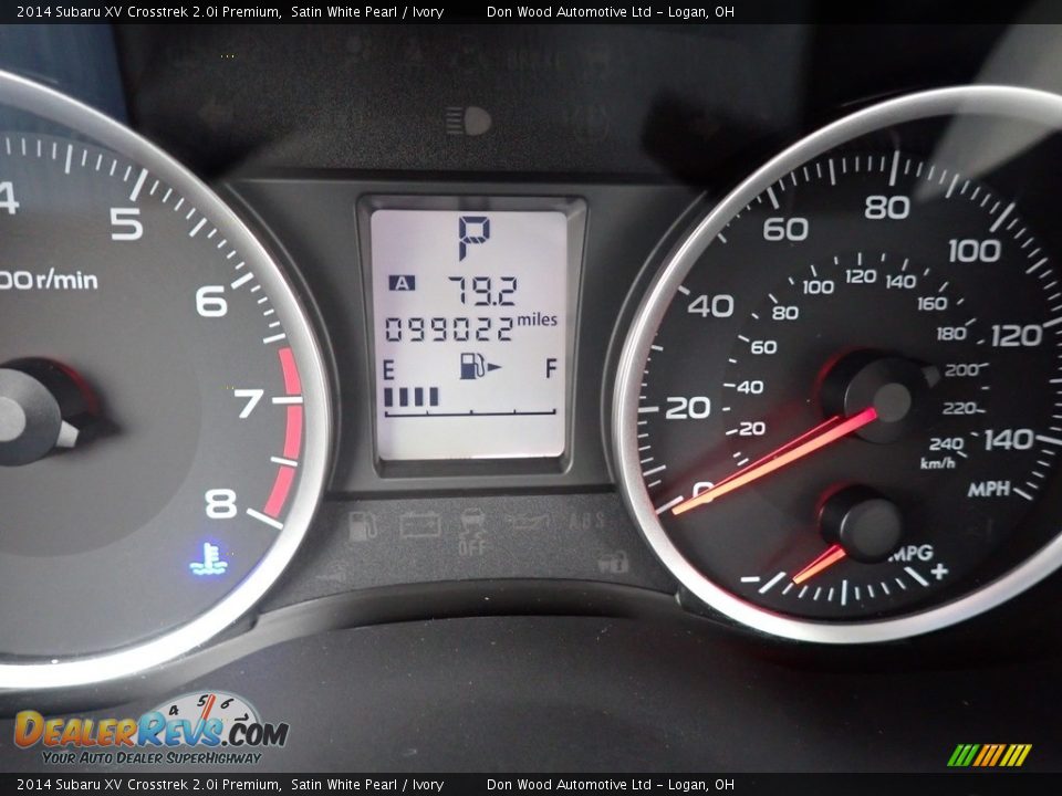 2014 Subaru XV Crosstrek 2.0i Premium Satin White Pearl / Ivory Photo #22