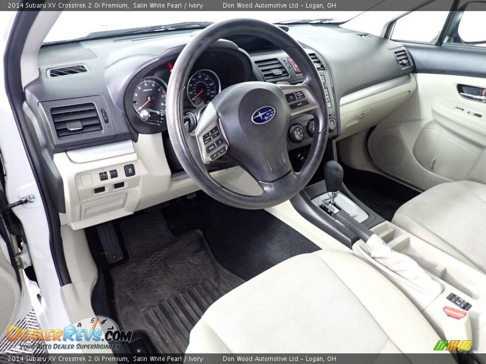 2014 Subaru XV Crosstrek 2.0i Premium Satin White Pearl / Ivory Photo #31