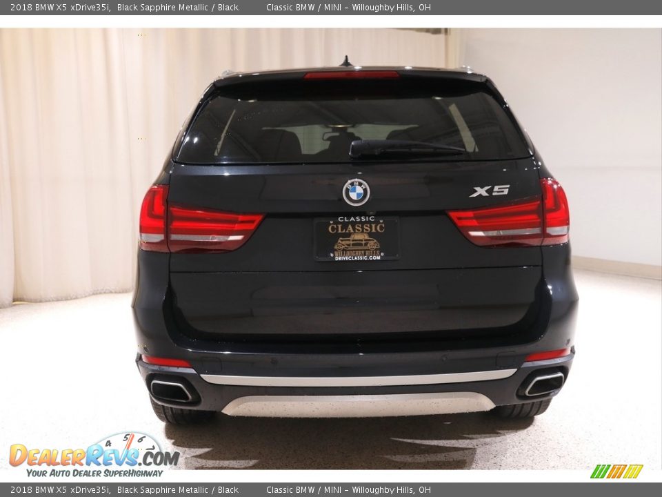 2018 BMW X5 xDrive35i Black Sapphire Metallic / Black Photo #19