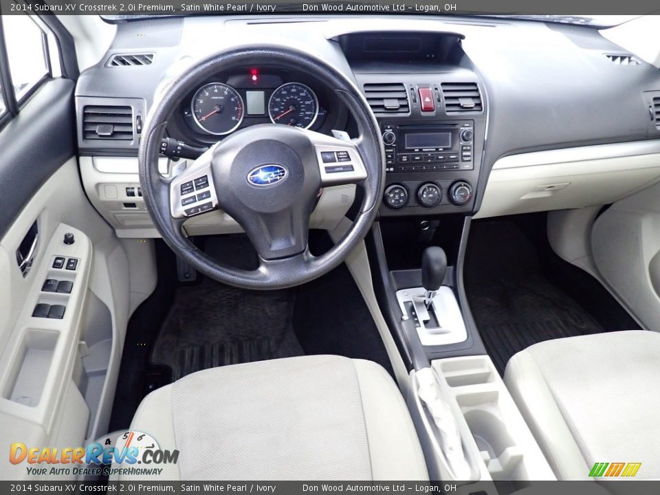 2014 Subaru XV Crosstrek 2.0i Premium Satin White Pearl / Ivory Photo #35