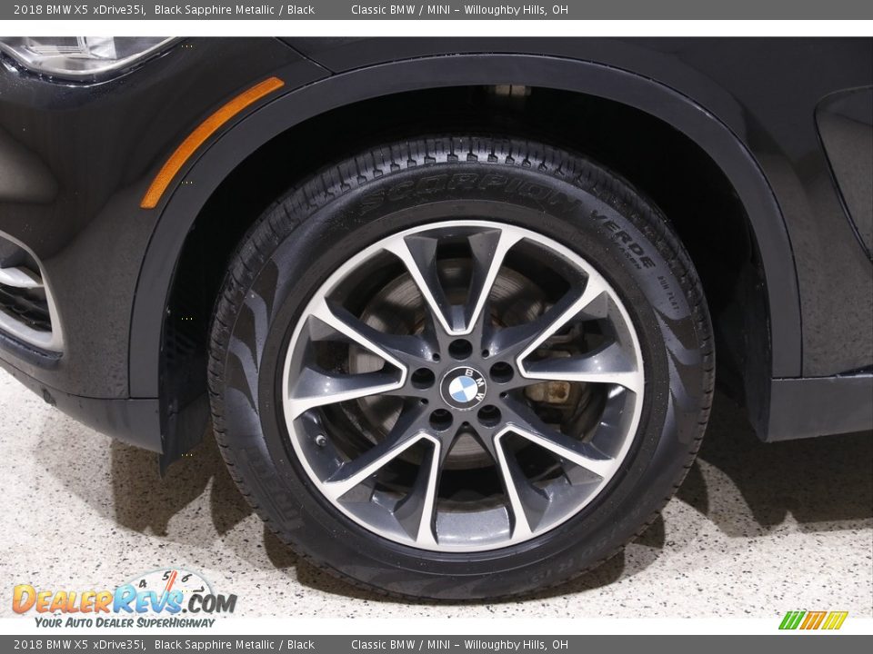 2018 BMW X5 xDrive35i Black Sapphire Metallic / Black Photo #21
