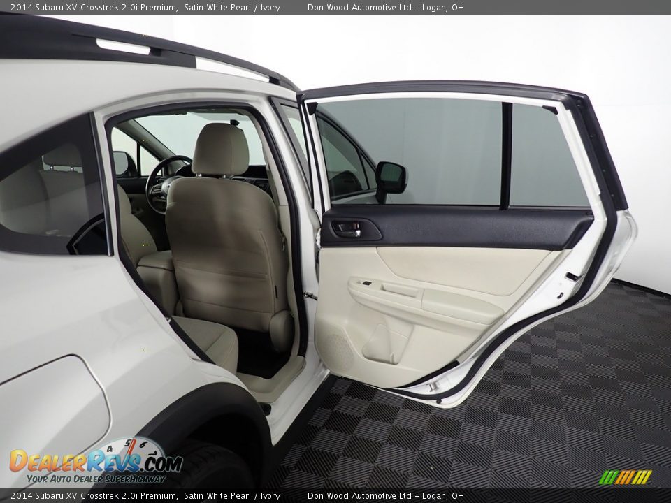 2014 Subaru XV Crosstrek 2.0i Premium Satin White Pearl / Ivory Photo #36