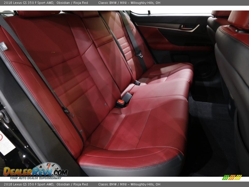 Rear Seat of 2018 Lexus GS 350 F Sport AWD Photo #18