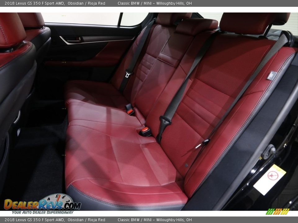 Rear Seat of 2018 Lexus GS 350 F Sport AWD Photo #19