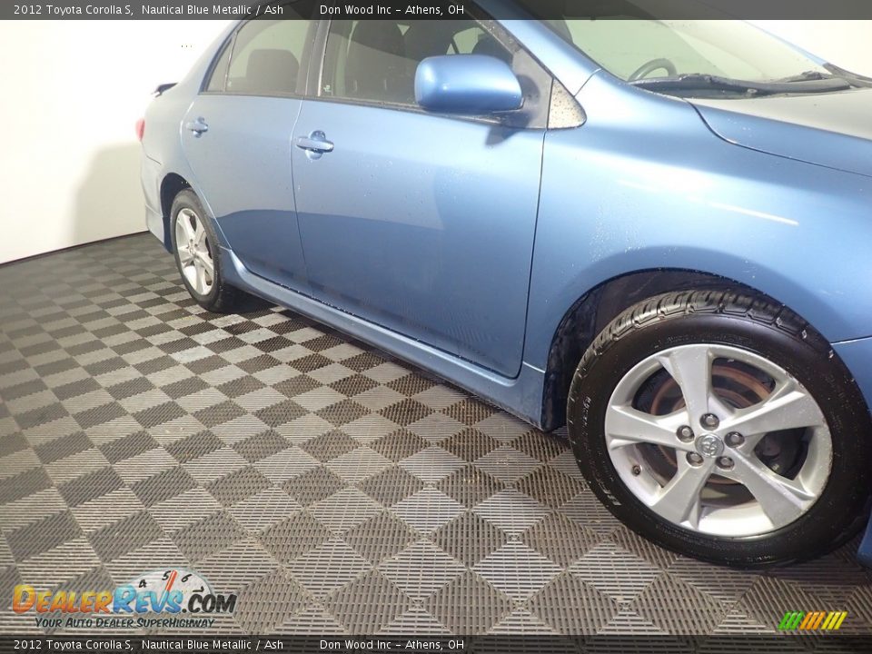 2012 Toyota Corolla S Nautical Blue Metallic / Ash Photo #4