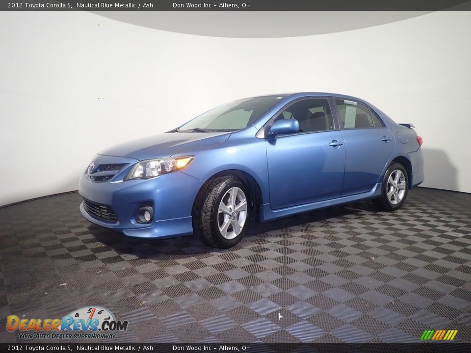 2012 Toyota Corolla S Nautical Blue Metallic / Ash Photo #8