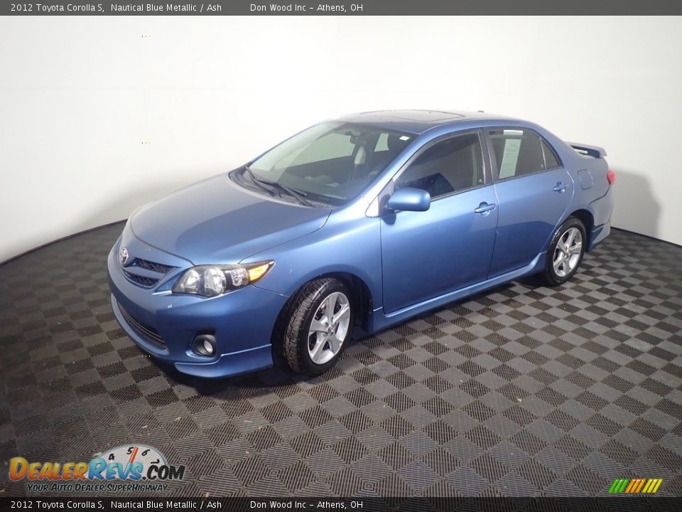 2012 Toyota Corolla S Nautical Blue Metallic / Ash Photo #9