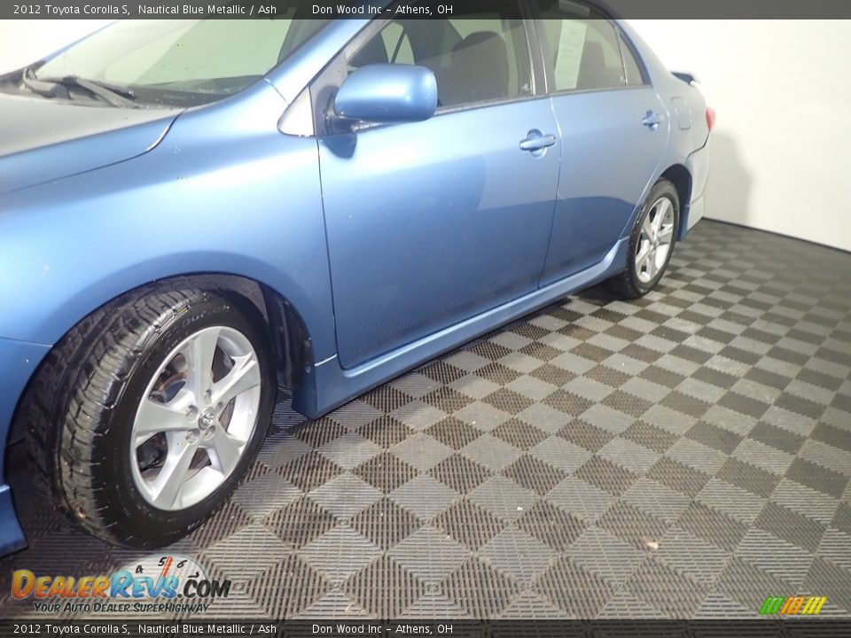 2012 Toyota Corolla S Nautical Blue Metallic / Ash Photo #10