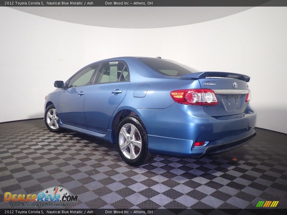 2012 Toyota Corolla S Nautical Blue Metallic / Ash Photo #11