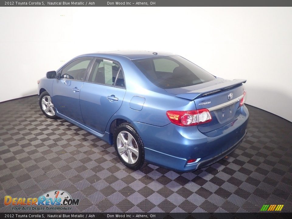 2012 Toyota Corolla S Nautical Blue Metallic / Ash Photo #12