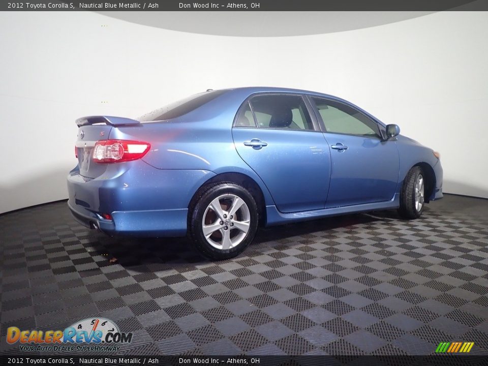 2012 Toyota Corolla S Nautical Blue Metallic / Ash Photo #16