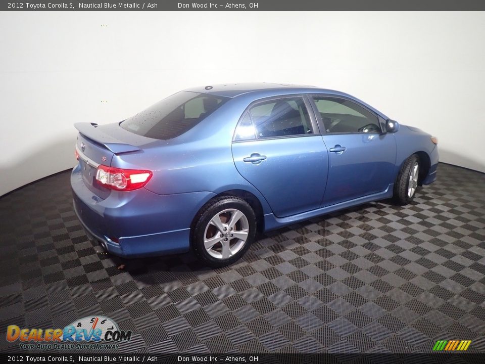 2012 Toyota Corolla S Nautical Blue Metallic / Ash Photo #17