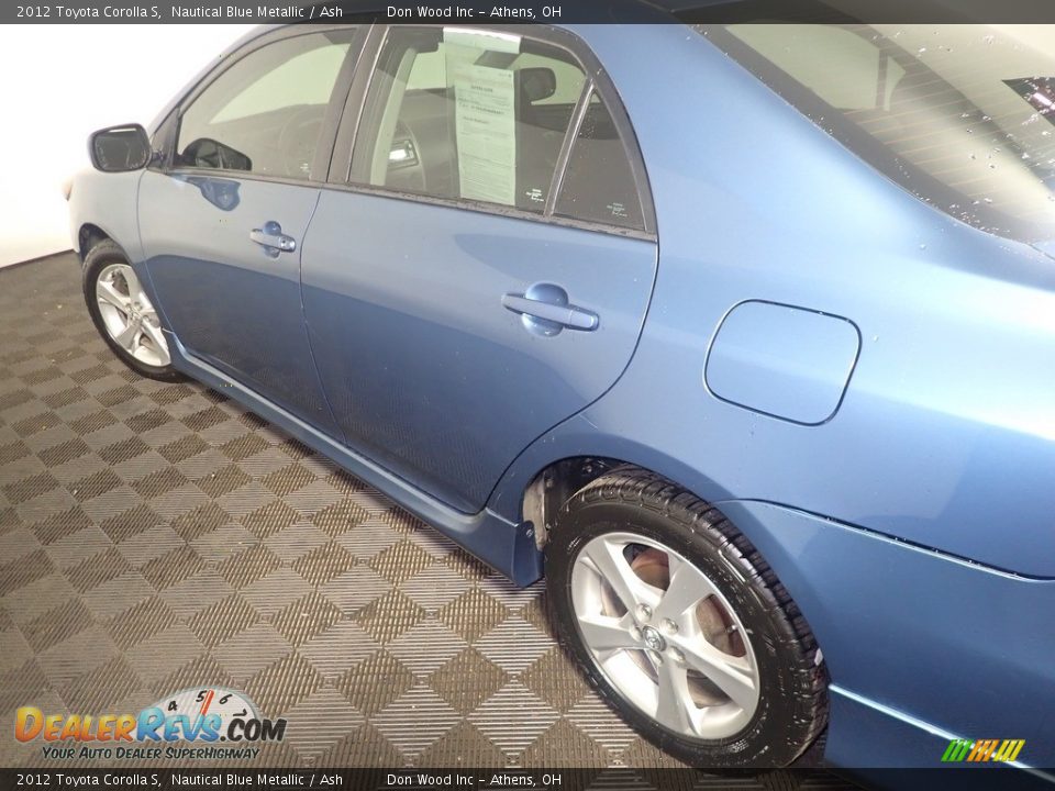 2012 Toyota Corolla S Nautical Blue Metallic / Ash Photo #18