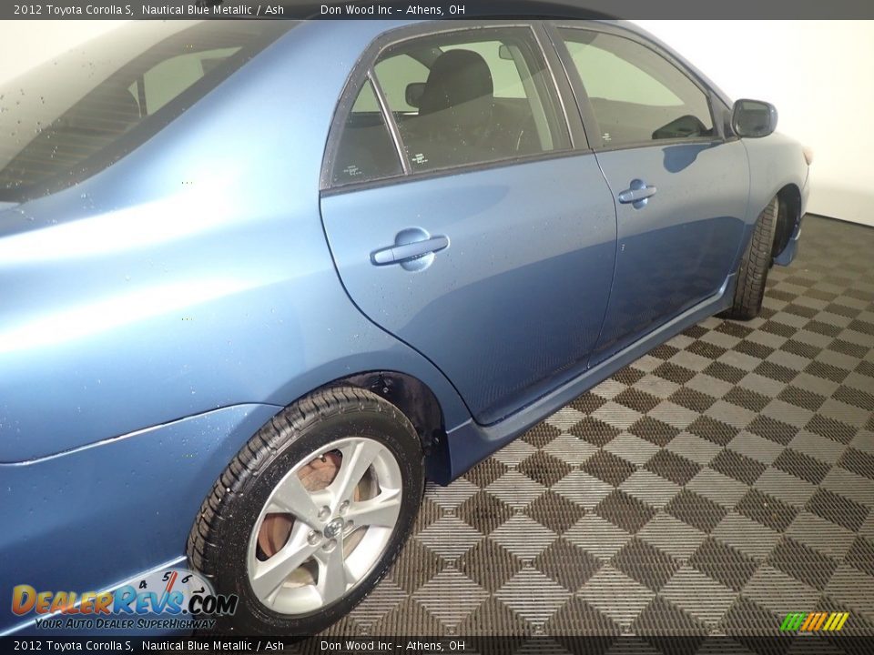 2012 Toyota Corolla S Nautical Blue Metallic / Ash Photo #19