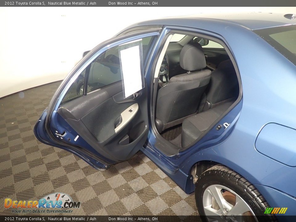 2012 Toyota Corolla S Nautical Blue Metallic / Ash Photo #32