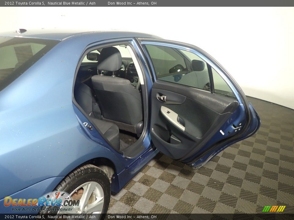 2012 Toyota Corolla S Nautical Blue Metallic / Ash Photo #34