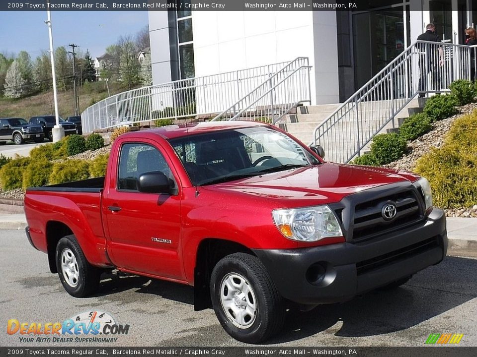 2009 Toyota Tacoma Regular Cab Barcelona Red Metallic / Graphite Gray Photo #1