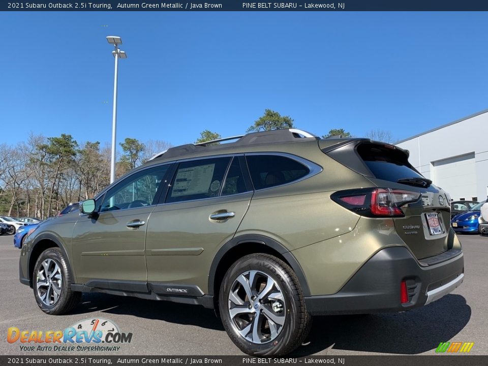 2021 Subaru Outback 2.5i Touring Autumn Green Metallic / Java Brown Photo #4