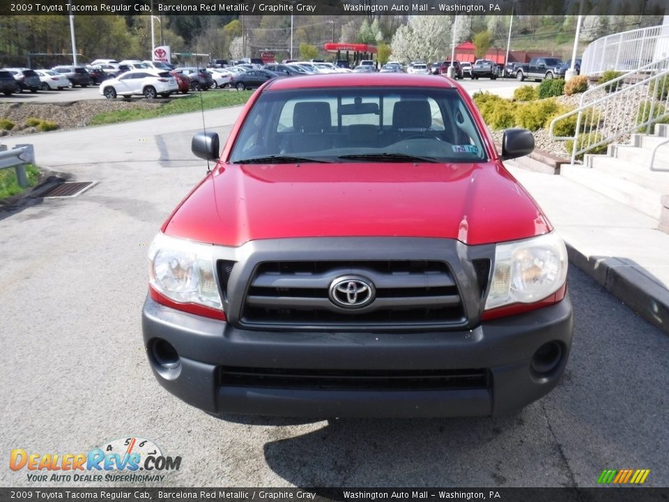 2009 Toyota Tacoma Regular Cab Barcelona Red Metallic / Graphite Gray Photo #8