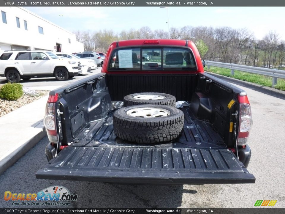 2009 Toyota Tacoma Regular Cab Barcelona Red Metallic / Graphite Gray Photo #9