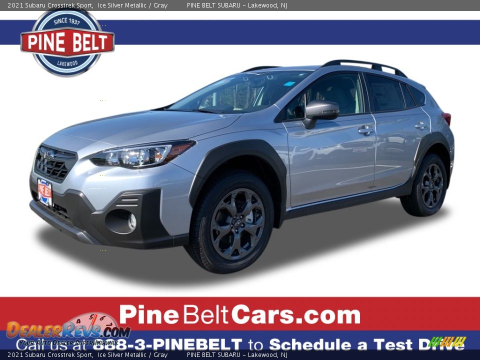 2021 Subaru Crosstrek Sport Ice Silver Metallic / Gray Photo #1