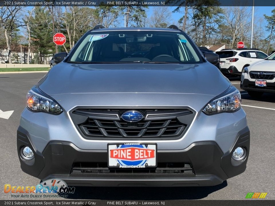 2021 Subaru Crosstrek Sport Ice Silver Metallic / Gray Photo #3