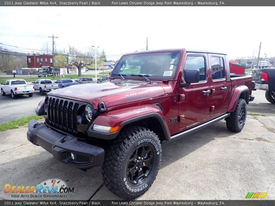 2021 Jeep Gladiator Willys 4x4 Snazzberry Pearl / Black Photo #1