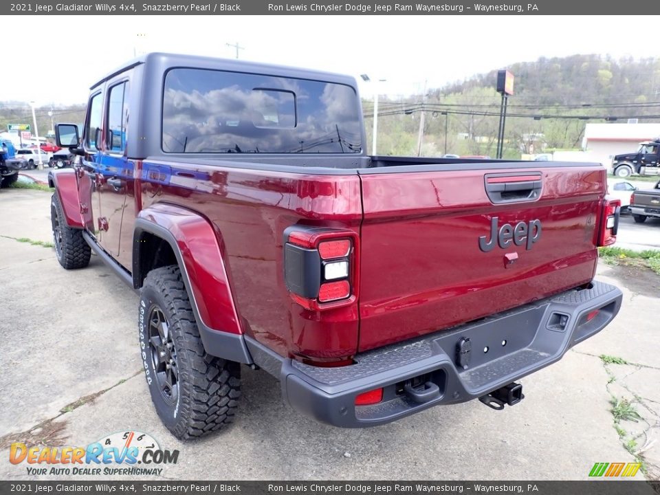 2021 Jeep Gladiator Willys 4x4 Snazzberry Pearl / Black Photo #3