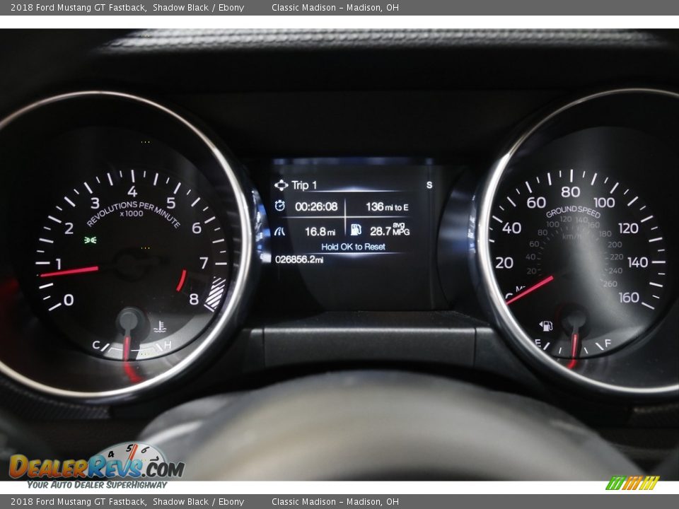 2018 Ford Mustang GT Fastback Shadow Black / Ebony Photo #8